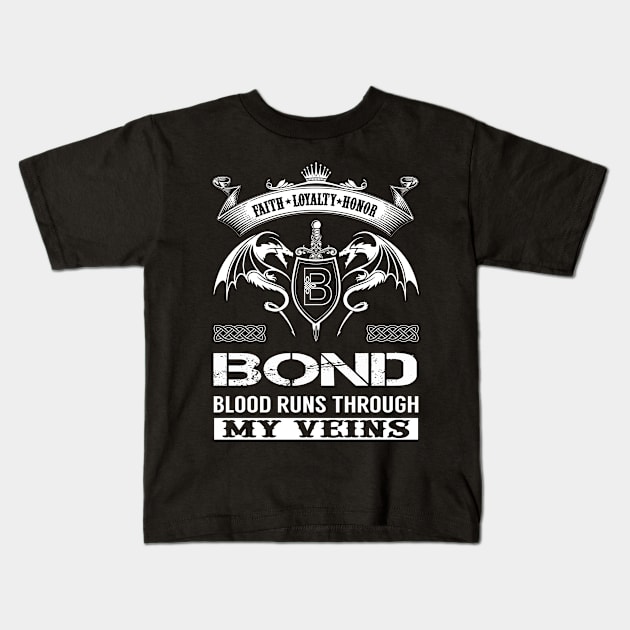 BOND Kids T-Shirt by Linets